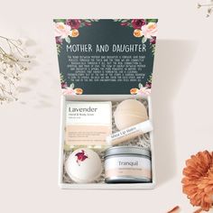 Mother Daughter Spa, Confirmation Sponsor, Orange Bath, Rose Petal Bath, Candles Luxury, Double Circle Necklace, Mom Gifts Box, Dear Ava, Spa Box