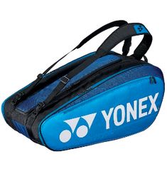 a blue yonex tennis racket bag