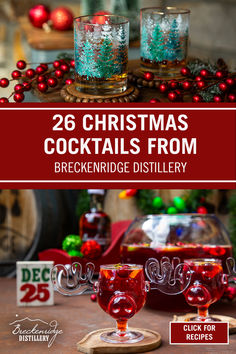 christmas cocktails from breckenridge distillerry