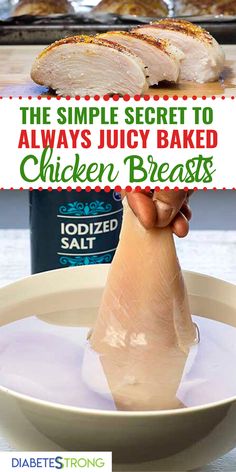 Chicken Breast In The Oven, Juicy Oven Baked Chicken Breast, Bake Chicken Breast, Juicy Oven Baked Chicken, How To Bake Chicken, Oven Baked Chicken Breast, Baked Chicken Breasts, Juicy Baked Chicken