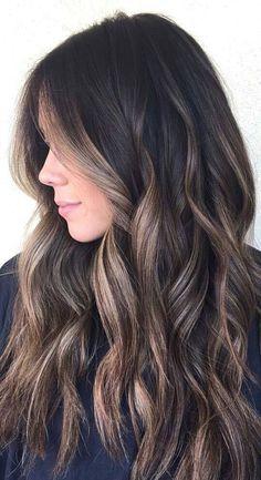 pinterest: chandlerjocleve instagram: chandlercleveland Dark Chocolate Hair Color, Dark Brown Hair Balayage, Dark Chocolate Hair, Rambut Brunette, Hair Color Chocolate, Brunette Balayage, Caramel Highlights