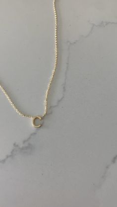 Genuine 14k Gold Personalized Necklace Dainty Personalized Yellow Gold Initial Necklace, Dainty Yellow Gold Initial Necklace For Personalized Gift, Dainty Tarnish-resistant Initial Necklace For Personalized Gift, Elegant Gold Initial Necklace, Adjustable, Gold-tone Initial Pendant Necklace For Gifts, 14k Gold Initial Necklace, Personalized Gold Necklace, Dainty Initial Necklace, Initial Necklace Gold