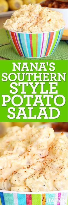 this southern style potato salad is so good and easy to make