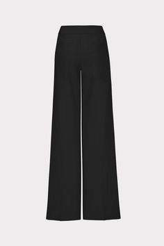 So flattering and versatile, this dramatic wide-leg, slightly stretchy, pant is sure to get repeat wears all season. Pair it with our Avery blazer to create a suit or wear them out at night with our crop tops.What is Cady fabric? Cady is a luxurious fabric, most similar to a woven double crepe. It is medium weight, soft, and stable. It is smooth, holds its shape well, and sometimes can have a slight bit of stretch to it.For other similar pieces to the black Nash Cady Pants, check out Milly's cur