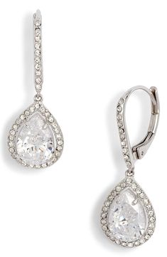 Nordstrom Cubic Zirconia Drop Earrings | Nordstrom Kate Middleton Jewelry, Top Jewelry Trends, 2022 Jewelry, Cartier Earrings, Princess Necklace, Online Earrings, Pearl Drop Earrings, Jewelry Trends, Statement Earrings