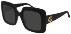 Black Rectangular Gucci Sunglasses, Gucci Black Rectangular Sunglasses, Elegant Square Frame Acetate Sunglasses, Elegant Acetate Square Frame Sunglasses, Trendy Square Sunglasses For Formal Occasions, Sleek Gucci Square Frame Sunglasses, Elegant Square-faced Sunglasses With Gradient Lenses, Trendy Gucci Acetate Sunglasses, Elegant Square Sunglasses With Uv Protection