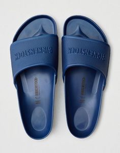 Anatomically shaped BIRKENSTOCK footbed made from EVA/Upper/footbed lining/sole: molded single piece of EVA/Waterproof/Made in Germany/Not Eligible For Promotions | Only Ships Within The USA Casual Open Toe Slides With Embossed Logo, Summer Slip-on Slides With Embossed Logo, Summer Open Toe Slides With Embossed Logo, Casual Summer Slides Fade-resistant, Summer Slides With Embossed Logo, Fade-resistant Casual Summer Slides, Casual Sandals With Embossed Logo For Summer, Casual Summer Sandals With Embossed Logo, Birkenstock Barbados