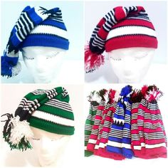 Winter Striped Hats One Size Fits Most, Striped Winter Hats One Size Fits Most, Striped Beanie Hat One Size, Striped Beanie Hat, One Size Fits Most, Adjustable Striped Winter Hat, Igbo Culture, Knight Rider, Knitting Machine, Men's Knit