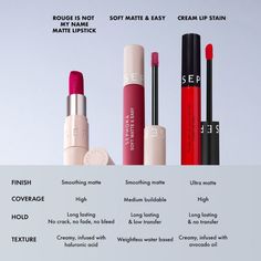 What it is: A liquid lipstick with medium, buildable, and high-impact matte coverage that lasts all day.Formulation Type: Liquid LipstickBenefits: Long-wearingIngredient Callouts: This product is vegan.What Else You Need to Know: Discover a vegan, water-based formula that feels light and super comfortable on the lips. It has buildable coverage and offers vibrant, high-impact color with a single swipe with fragrant notes of vanilla. Added bonus: Use it on your lips and your cheeks for a monochrom Sephora Lipstick, Gradient Lips, Cream Lip Stain, Bottom Lip, Sephora Beauty, Cupids Bow, Velvet Lipstick, Matte Texture, Pink Lipstick