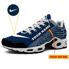 Dallas Cowboys Air Max Plus Sport Sneakers For Fan Gifts Breathable Low-top Sneakers For Sports Events, Low-top Fade-resistant Running Shoes For Sports Events, Breathable Custom Sneakers With Round Toe For Sports, Breathable Custom Sneakers For Sports With Round Toe, Low-top Breathable Basketball Shoes, Breathable Custom Sneakers For Sports Events, Breathable Custom Sneakers For Sports, Breathable Low-top Basketball Shoes, Sporty Breathable Sneakers For Sports Events