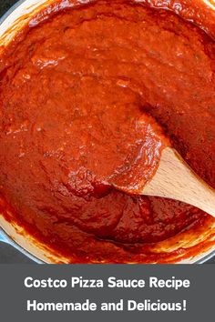 a pizza sauce recipe with homemade and delicious