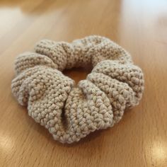 Crochet hair tie, crochet donut hair tie, hair tie for women and girl, handmade, crochet   color: khaki Hair Tie Crochet, Crochet Hair Tie, Crochet Donut, Tie Crochet, Donut Hair, Tie For Women, Tie Hair, Crochet Hair, Barrette Clip