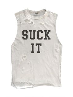 Suck It Thrasher Tank — Wolf & Badger