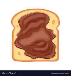 peanut butter and jelly sandwich with chocolate spread on it's toasted bread slice