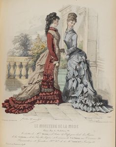 Le Moniteur de la Mode 1876 Victorian Anime, Lesbian Fashion