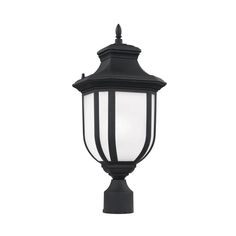 an outdoor light on a white background