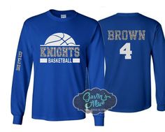 Glitter Basketball Shirt | Basketball Spirit wear | Basketball Long Sleeve Shirt | Customize Team & Colors PLEASE READ BEFORE ORDERING Please read full description before ordering we cannot be responsible for mistakes made by not reading the full description. ORDERING INSTRUCTIONS: 1. Select your Garment Size/Color Each size must be selected separately. Please do NOT leave a list of sizes in the notes. This will delay your order 2. In the Personalization Section(Add requested info before checkin Favorite Basketball Player Shirt, Basketball Warmup Shirt Ideas, Basketball Designs For Shirts, Long Sleeve Cotton Tops With Glitter Print, Casual Long Sleeve Glitter Tops, Basketball Shirts For Girlfriends, Basketball Girlfriend Shirts, Basketball Warm Up Shirts, Glitter Basketball