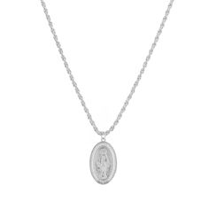 *Buy 2 items, Get 15% OFF your order. Coupon applied at checkout.* A beautiful virgin mary pendant necklace in 18K gold plated brass. Perfect for everyday wear and makes for a great birthday, valentines day or anniversary gift. This necklace has a virgin mary pendant strung with a rope twist chain and a lobster clasp closure. - 18K silver plated - Pendant size: 20 x 18 mm. - Adjustable chain 18 to 20 in. - 2 Year warranty GIFT WRAP AVAILABLE TO PURCHASE: https://www.etsy.com/listing/902780367/gi Gold Virgin Mary Necklace, Virgin Mary Pendant, Mary Necklace, Virgin Mary Necklace, Gold Coin Necklace, Rope Twist, Silver Plated Jewelry, Coin Necklace, Love Necklace