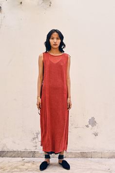 Sheer Sleeveless Silk Maxi Dress, Sleeveless Sheer Silk Maxi Dress, Sheer Sleeveless Maxi Dress, Sleeveless Silk Dress With Side Slits, Sheer Silk Summer Dress, Bohemian Floor-length Dress With Side Slits, Sheer Sleeveless Summer Slip Dress, Sheer Sleeveless Slip Dress For Summer, Sheer Sleeveless Sundress