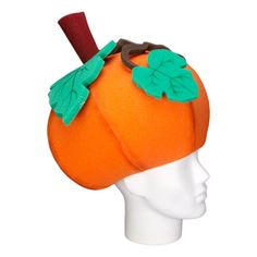 This Pumpkin Hat will definitely make you stand out at your next Party, Hora Loca, Wedding, Corporate Event, Birthday, Quinceanera, or Halloween Party! It can be used as a wedding hats, top hats, photo booth props, or a party favor. One Size Fits Most Costume Cap For Costume Party, Novelty Costume Hat For Costume Party, Halloween Party Adjustable Felt Hat, Novelty Hat For Carnival, Novelty Carnival Hat Costume Accessory, Adjustable Felt Hat For Halloween Party, Halloween Costume Party Cap, Novelty Carnival Costume Hat, Carnival Novelty Costume Hat