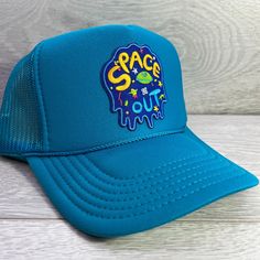 Otto Cap Adult Sz Brand New Trendy Blue Snapback Hat, One Size Fits Most, Light Blue Snapback Hat For Summer, Casual Light Blue Adjustable Trucker Hat, Light Blue Snapback Hat, Blue Snapback Cap For The Beach, Blue Fun Snapback Hat For Summer, Fun Blue Snapback Hat For Summer, Blue Snapback Hat With Flat Brim For Spring, Blue Fun Style Snapback Hat