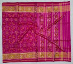 Pure Silk Single Ikkat Patola Saree-17,000/- With Blouse Piece With Silk Mark Label