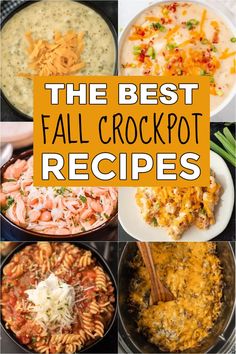 the best fall crockpot recipes that are easy to make and delicious for everyone