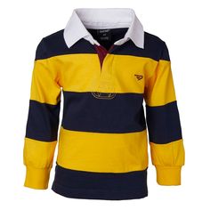 These polo shirts for kids are designed to adapt to your child’s active lifestyle. Its breathable cotton composition will keep him cool and dry during the heaviest of sports. The top is ideal for year-round wear and will be his favorite everyday staple. Choose from our many colors and styles, perfect for school or uniform, and for many occasions. Available in sizes 2 to 18; so you can match the entire family, baby to teen. Navy Polo Collar Top For Sports, Navy Sporty Shirt With Polo Collar, Sporty Navy Shirt With Polo Collar, Casual Long Sleeve Sports Polo Shirt, Moisture-wicking Cotton Polo Collar Tops, Sporty Navy Cotton Shirt, Yellow Cotton Sporty Polo Shirt, Yellow Sporty Cotton Polo Shirt, Sporty Collared School Top