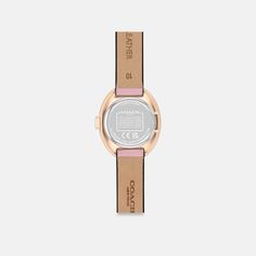 Designed with a modern minimalist sensibility the Sammy is a refined timepiece perfect for everyday. Finished with a leather strap this carnation gold tone watch features a lacquer dial detailed with polished markers. | Coach Sammy Watch, 22 Mm - Women's - Blush Chic Everyday Round Watches, Rose Gold Watches With Bracelet Strap For Everyday, Everyday Rose Gold Watches With Bracelet Strap, Modern Coach Gold Watch, Modern Gold Coach Watch, Chic Watches With Leather Strap, Modern Rose Gold Watch With Analog Display, Rose Gold Watches With Leather Strap, Modern Rose Gold Watch For Everyday Use