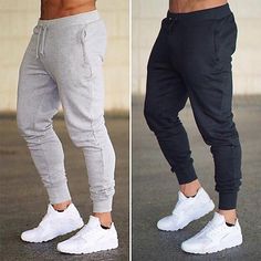 Gender:Men's; Style:Trousers,Athletic; Occasion:Daily,Casual; Fit Type:Slim Fit; Function:Lightweight; Waistline:Mid Waist; Pattern:Solid Color; Design:Pocket,Elastic Waist; Pants Type:Workout Pants,Running Pants,Fleece Pants,Joggers,Track Pants,Sweatpants,Joggers; Front page:FF; Listing Date:07/02/2024; Hips:null; Length:null; Waist:null; Fit US Size:null; Fit UK Size:null; Fit EU Size:null Cotton Gym Pants, Sweatpants With Side Pockets For Gym, Full-length Sweatpants With Pockets For Gym, Full Length Sweatpants With Pockets For Gym, Solid Color Sweatpants With Side Pockets For Gym, Gym Sportswear Pants In Solid Color, Baggy Solid Color Sports Pants, Casual Fitted Sport Bottoms, Fitted Solid Color Sportswear Joggers