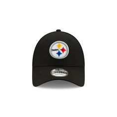 The Pittsburgh Steelers The League 9FORTY Adjustable Cap features an embroidered Steelers logo at the front panels with the conference logo and team name on an adjustable velcro strap at the rear. Sporty Logo Hats For Sports, Sporty Logo Sports Hat, Sports Baseball Cap With Logo Curved Visor, Sports Six-panel Trucker Hat With Logo Patch, Sports Hats With Logo And Curved Bill, Sports Hat With Logo And Curved Bill, Sports Dad Hat With Embroidered Logo, Six-panel, Sports Dad Hat With Embroidered Logo, Sports Fitted Hat With Logo Patch And Curved Brim