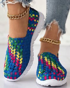 Size: 36,37,38,39,40,41,42;Style:CasualType:SneakersPattern Type:ColorblockOccasion:DailyToe:Round ToeHeel Height:FlatPackage Include:1*Sneakers Orthopedic Flip Flops, Arch Support Shoes, Sneakers Patterns, Bad Posture, Platform Slippers, Platform Sandals Heels, Round Toe Heels, Beautiful Clothes, Slipper Sandals