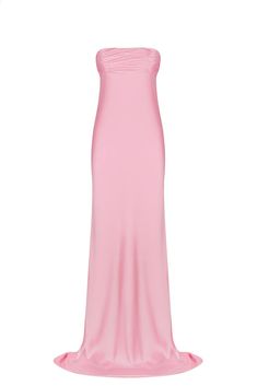 La Lune Strapless Ruched Bodice Maxi Dress | Peony | Dresses | Shona Joy – Shona Joy International Outfit Shuffles, Long Formal Dresses, Shona Joy, Red Carpet Ready, Silk Touch, Strapless Maxi, Silk Gown, Ruched Bodice, Strapless Maxi Dress