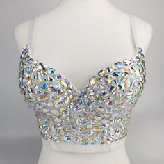 Great shopping ideas for Women Sexy Shiny Diamond Rhinestones Bra Corset Bustier Crop Tank Top Bralette, Women's Top Rhinestone Bustier, Costume Carnaval, Top Spaghetti Strap, Abs Women, Corset Vest, Spaghetti Strap Crop Top, Corset Bra, Corset Bustier, Corset Crop Top