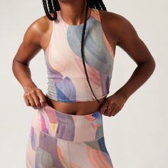 New With Tags Athleta Conscious Crop Printed A-C In Vibrance Orchid, Size Xxs. Classic Closet Staple. See Pictures For Measurements. Classic Closet, Barre Pilates, Yoga Barre, Printed Sports Bra, Crop Bra, Tank Top Bras, Crop Top Bra, Low Impact Workout, Black Sports Bra