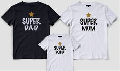 Super dad shirt Matching family t-shirts set Family matching | Etsy Family Matching T-shirt For Father's Day, Matching Family Graphic Print T-shirt, Matching Family Cotton T-shirt, Family Matching Cotton T-shirts For Family Events, Cotton Graphic Print Top For Family Events, Cotton Tops With Graphic Print For Family Events, Matching Family Letter Print T-shirt, Father's Day Family Cotton T-shirt, Cotton Graphic Print Shirt For Family Events