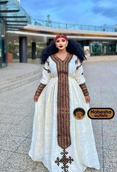 Embrace the timeless beauty of Ethiopian and Eritrean tradition with this stunning Kemis dress, handcrafted with intricate designs and attention to detail. 🌿✨  Perfect for weddings, cultural celebrations, graduation or special occasions, this dress reflects the rich heritage of the Habesha people. Made from high-quality fabric, it combines elegance with comfort for the perfect look. 👗 Features: - Authentic handwoven Ethiopian/Eritrean traditional design - Soft, breathable fabric for all-day co Eritrean Dress, Habesha Dress, Habesha Kemis, Cultural Celebration, Cultural Events, Intricate Designs, Dress Clothes For Women, Ethiopia, Traditional Dresses