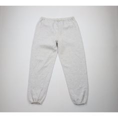 Vtg 90s Russell Athletic Mens Large Blank Sweatpants Joggers Heather Gray USA Mens Pants Stains back both legs. Cuffs and crotch discolored. Elastic around waist stretched out. Color faded. USA made Mens size Large Measurements are: 15 inches across the waist laid flat 30 inch inseam 42 inches from top to bottom Gray 50% Cotton 50% Polyester US Shipping is FREE, Canada is $15 and International is $24 Check out my other items in my store! PR2128 90s Style Cotton Cargo Pants, 90s Cotton Bottoms, Retro Loungewear Pants With Elastic Waistband, 90s Style Cotton Long Pants, 90s Cotton Pants, 90s Style Full-length Cotton Bottoms, Vintage Bottoms With Pockets For Loungewear, 90s Style Full Length Cotton Bottoms, Vintage Loungewear Bottoms With Pockets