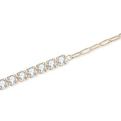 This exquisite moissanite tennis bracelet features a unique paper clip link style, making it a standout piece in your collection of fine jewelry bracelets. Perfect as bracelet jewelry and a stunning addition to your jewelry bracelets, it adds a touch of luxury to any outfit. Celebrate timeless beauty with this elegant moissanite bracelet, designed as bracelet jewelry for women. ✧ Bracelet Length: 6.5”+ 2” ✧ Stone Dimension: 5mm ✧ Carat Weight: 0.5Ct*13pcs ✧ Stone Shape: Round ✧ Enhancement: Lab Diamond Paperclip Chain Bracelet, Elegant Cubic Zirconia Paperclip Chain Jewelry, Elegant Multi-stone Tennis Bracelet, 14k Gold Hand-set Tennis Bracelet, Elegant Adjustable Gold-plated Tennis Bracelet, Luxury Multi-stone Cubic Zirconia Tennis Bracelet, Adjustable 14k Gold Tennis Bracelet, Fine Jewelry, Tennis Bracelet Diamond, Fine Jewelry Bracelets