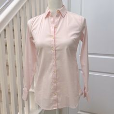 Ann Taylor Button Down Shirt New With Price Tag Pale Pink Long Sleeves Size 0p 75% Cotton / 22% Nylon / 3% Spandex Please See Pictures For Measurements Smoke Free Home I Consider All Offers. Add To A Bundle To Save! Thanks For Checking My Listing. Have A Great Day! Spring Collared Dress Shirt With Button Closure, Slim Fit Button-up Blouse With Buttons, Slim Fit Button-up Blouse With Button Closure, Pink Button-up Dress Shirt, Business Casual Long Sleeve Dress Shirt, Classic Shirt With Back Button Closure For Spring, Slim Fit Blouse With Button Cuffs, Slim Fit Button-up Blouse With Button Cuffs, Spring Dress Shirt With Buttons And Spread Collar