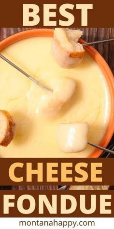 the best cheese fondue recipe is made with just three ingredients and it's so easy to make