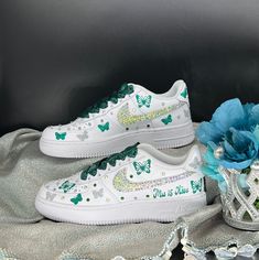 Bling out your shoes for your quincenera or party Party Sneakers With Round Toe And Laces, Customizable White Sneakers For Party, White Sneakers For Party With Round Toe, White Round Toe Party Sneakers, White Round Toe Sneakers For Party, Party Sneakers With Bling And Round Toe, Party Bling Low-top Sneakers, Party Low-top Bling Sneakers, Elegant Party Sneakers With Round Toe