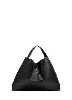 "Find KASSL EDITIONS Oil Faux-leather Shoulder Bag on Editorialist. Kassl tote shoulder bag in oil-coated cotton, faux leather (polyurethane), and elastane Shoulder strap Ruched open top Lining: Polyester Approx. 21.6\"H x 15.1\"W x 5.1\"D Wipe clean Made in Poland" Fall Shoulder Bag With Removable Pouch In Coated Canvas, Shopping Hobo Bag With Removable Pouch In Coated Canvas, Fall Coated Canvas Bag With Removable Pouch, Fall Bag In Coated Canvas With Removable Pouch, Coated Canvas Hobo Shoulder Bag For Shopping, Fall Coated Canvas Shoulder Bag, Evening Coated Canvas Tote Shoulder Bag, Chic Coated Canvas Hobo Shoulder Bag, Black Bag With Dust Bag Included For Fall