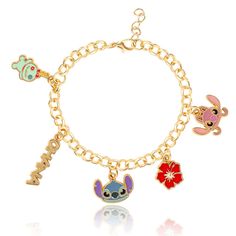 Celebrate the enchanting adventures of Disney's Lilo and Stitch with this charming Stitch Charm Bracelet. Adorned with various Stitch-themed charms, this bracelet is a delightful addition to any Disney fan's collection, exuding playful nostalgia and whimsical style. Whimsical Style, Trending Bracelets, Multi Strand Bracelet, Disney Stitch, Disney Lilo, Whimsical Fashion, Strand Bracelet, Stitch Disney, Beaded Stretch Bracelet