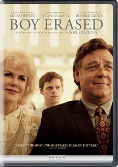 a movie poster for the film boy erased