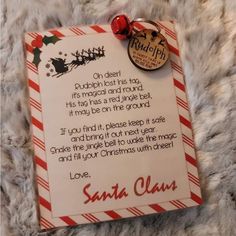 a christmas letter from santa claus to his daughter