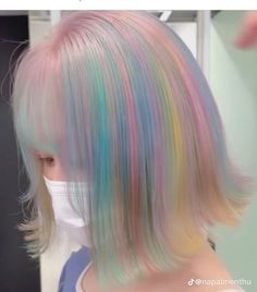 Korean Hair Color, Dyed Hair Inspiration, Multicolored Hair, Pretty Hair Color, Hair Stylies, Colored Hair, Dye My Hair, Hair Dye Colors, Hair Inspiration Color