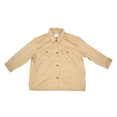 Old Navy Soft Brushed Utility Button Up Collar Wool Shacket Camel Women Xxl Warm Wool Shacket 2xl Women's. 2 Large Pockets With Buttons On Front Plus 2 Regular Pockets On Side. Collar. Relaxed Fit. Beige Camel Color. 64% Polyester 17% Acrylic 7% Wool 1165 Why Shop With Us?Customer Service Is Our #1 Priority Excellent Pricing Excellent Feedback Quality Assurance Fast Shipping Feedbackif You Are Completely Satisfied With Your Purchase Please Leave Us Positive Feedback. If There Is An Issue With Yo Beige Collared Outerwear With Button Closure, Beige Relaxed Fit Button-up Shacket, Khaki Long Sleeve Outerwear With Roll-up Sleeves, Oversized Beige Collared Shacket, Beige Winter Tops With Buttoned Pockets, Winter Beige Tops With Buttoned Pockets, Beige Single-breasted Button-up Top, Beige Utility Jacket With Lapel Collar And Buttons, Beige Button-up Utility Jacket For Work