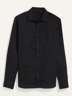 The Everyday Shirt for men is the button-down that puts in work eight days a week.  Spread collar.  Seamed back yoke, with center box pleat.  Long sleeves, with buttoned cuffs and buttoned sleeve plackets.  Seven-button placket.  Patch pocket at left Black Long Sleeve Shirt With Buttoned Pockets, Long Sleeve Shirt With Welt Pockets, Business Button-up Shirt With Pockets, Casual Long Sleeve Dress Shirt With Welt Pockets, Formal Long Sleeve Tops With Buttoned Pockets, Long Sleeve Dress Shirt With Pockets For Work, Solid Long Sleeve Dress Shirt With Pockets, Formal Button-up Shirt With Pockets, Formal Long Sleeve Shirt With Pockets