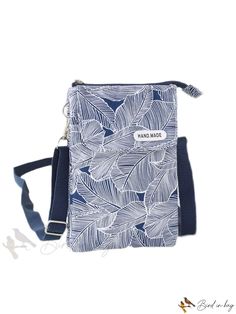 Bird in Bag - Cotton Canvas Bag with Flap and Zipper. Purse For Teens, Thread Wallets, Cell Phone Bag, Cell Phone Wallet, Azul Real, Cell Phone Purse, Bags For Teens, Small Crossbody Purse, Canvas Crossbody Bag